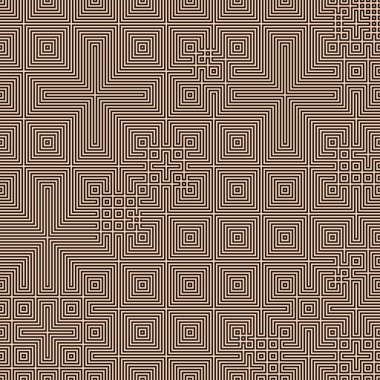 Soyut çizgiler Maze üretken sanat arkaplan çizimi