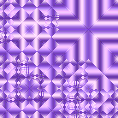 Soyut çizgiler Maze üretken sanat arkaplan çizimi