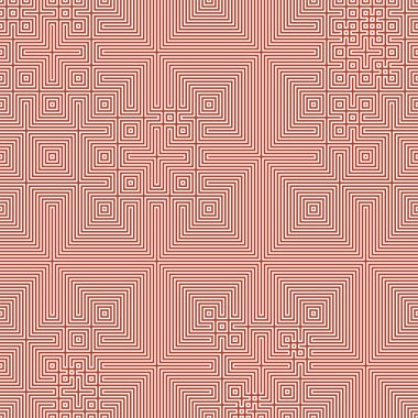 Soyut çizgiler Maze üretken sanat arkaplan çizimi