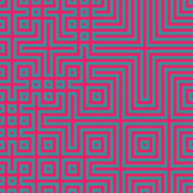 Soyut çizgiler Maze üretken sanat arkaplan çizimi