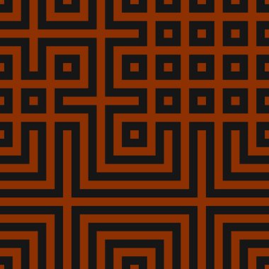 Soyut çizgiler Maze üretken sanat arkaplan çizimi