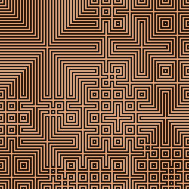 Soyut çizgiler Maze üretken sanat arkaplan çizimi