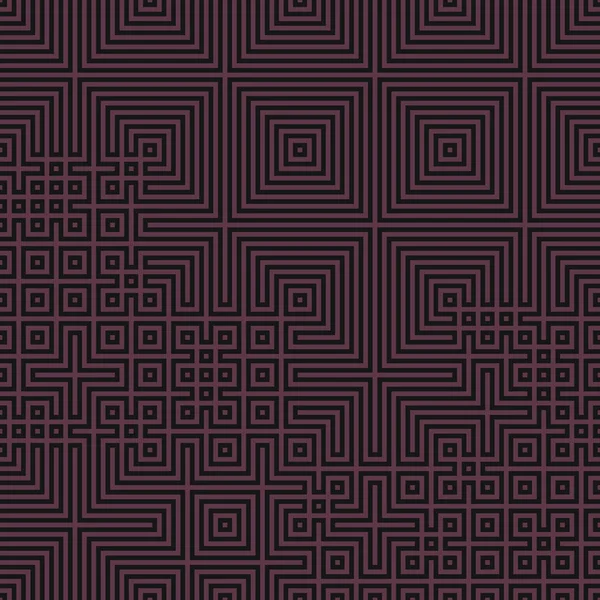 Abstract Lines Maze Generative Art Background Art Illustration — Vettoriale Stock