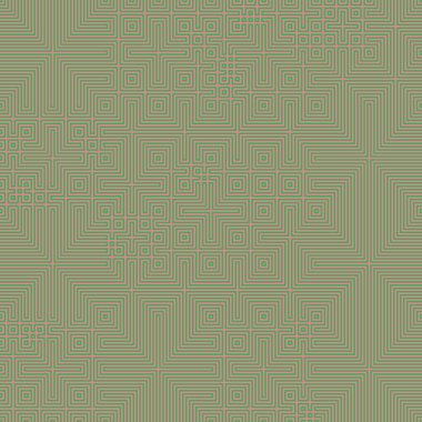 Soyut çizgiler Maze üretken sanat arkaplan çizimi