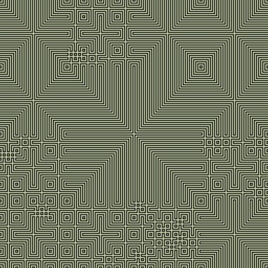 Soyut çizgiler Maze üretken sanat arkaplan çizimi