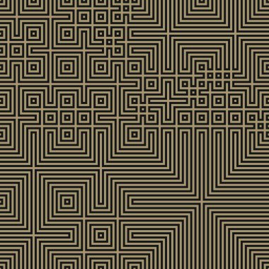 Soyut çizgiler Maze üretken sanat arkaplan çizimi