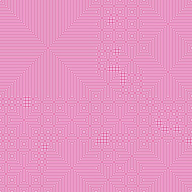 Soyut çizgiler Maze üretken sanat arkaplan çizimi