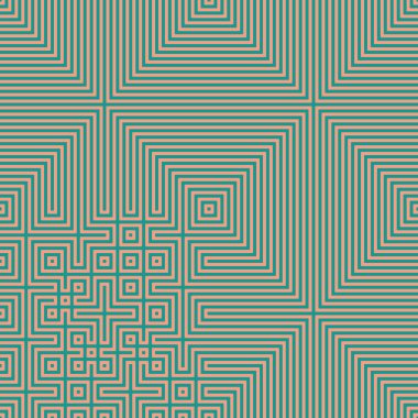 Soyut çizgiler Maze üretken sanat arkaplan çizimi