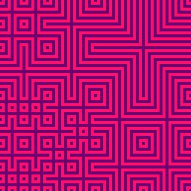 Soyut çizgiler Maze üretken sanat arkaplan çizimi