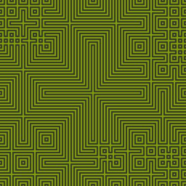 Soyut çizgiler Maze üretken sanat arkaplan çizimi