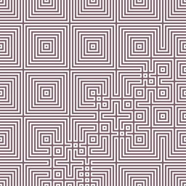 Soyut çizgiler Maze üretken sanat arkaplan çizimi