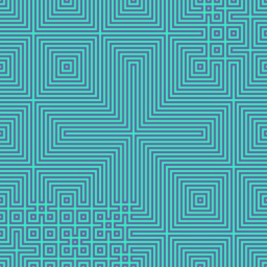 Soyut çizgiler Maze üretken sanat arkaplan çizimi