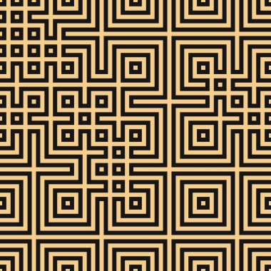 Soyut çizgiler Maze üretken sanat arkaplan çizimi