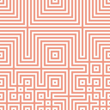 Soyut çizgiler Maze üretken sanat arkaplan çizimi