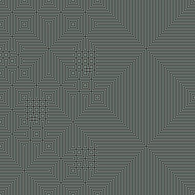 Soyut çizgiler Maze üretken sanat arkaplan çizimi