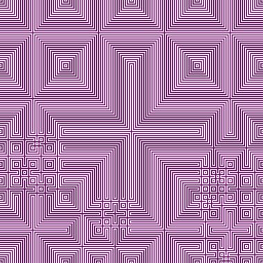 Soyut çizgiler Maze üretken sanat arkaplan çizimi