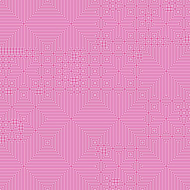 Soyut çizgiler Maze üretken sanat arkaplan çizimi