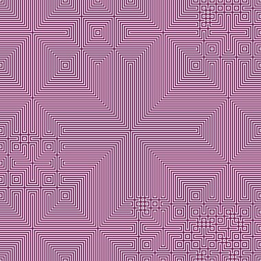 Soyut çizgiler Maze üretken sanat arkaplan çizimi