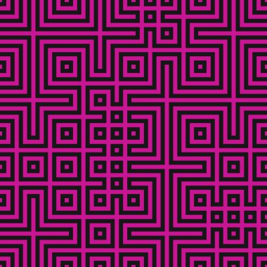 Soyut çizgiler Maze üretken sanat arkaplan çizimi