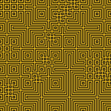 Soyut çizgiler Maze üretken sanat arkaplan çizimi