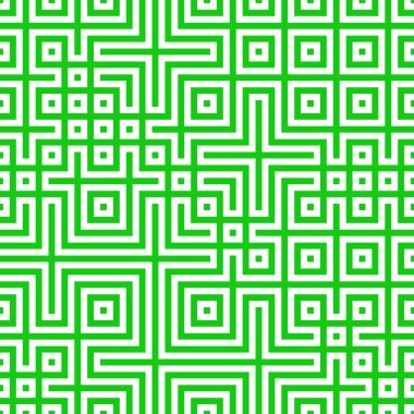 Soyut çizgiler Maze üretken sanat arkaplan çizimi