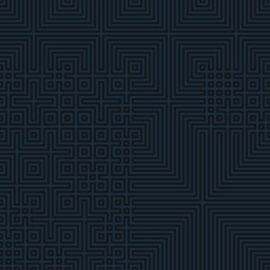 Soyut çizgiler Maze üretken sanat arkaplan çizimi