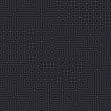 Soyut çizgiler Maze üretken sanat arkaplan çizimi