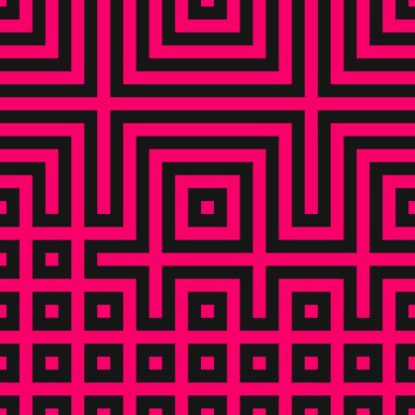 Soyut çizgiler Maze üretken sanat arkaplan çizimi