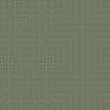 Soyut çizgiler Maze üretken sanat arkaplan çizimi