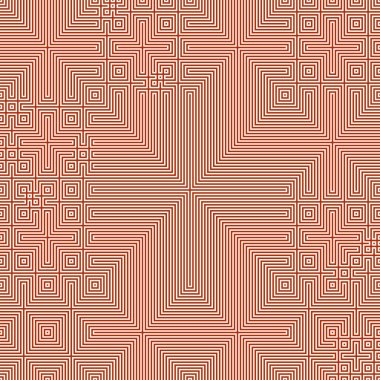 Soyut çizgiler Maze üretken sanat arkaplan çizimi