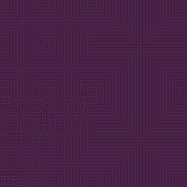 Soyut çizgiler Maze üretken sanat arkaplan çizimi