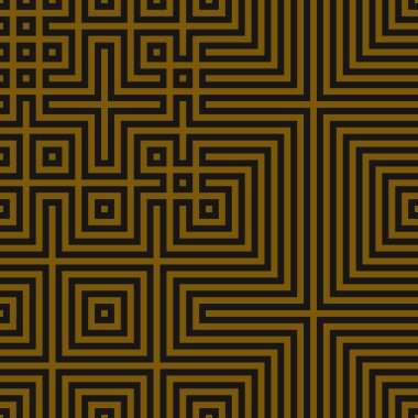 Soyut çizgiler Maze üretken sanat arkaplan çizimi