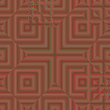 Soyut çizgiler Maze üretken sanat arkaplan çizimi