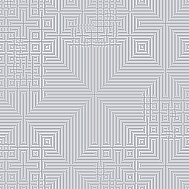 Soyut çizgiler Maze üretken sanat arkaplan çizimi