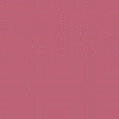 Soyut çizgiler Maze üretken sanat arkaplan çizimi