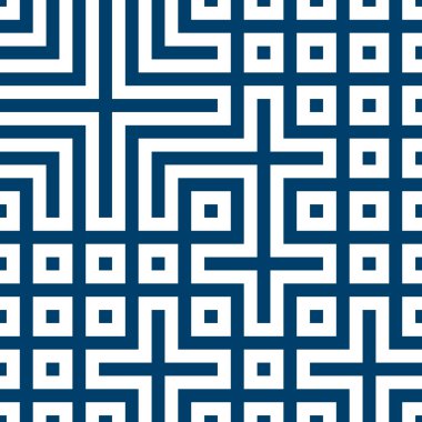 Soyut çizgiler Maze üretken sanat arkaplan çizimi