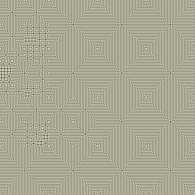 Soyut çizgiler Maze üretken sanat arkaplan çizimi