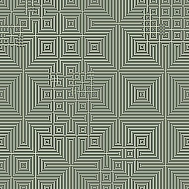 Soyut çizgiler Maze üretken sanat arkaplan çizimi