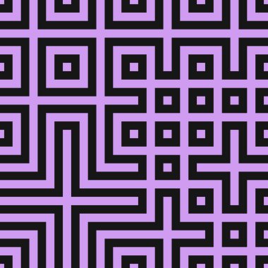 Soyut çizgiler Maze üretken sanat arkaplan çizimi