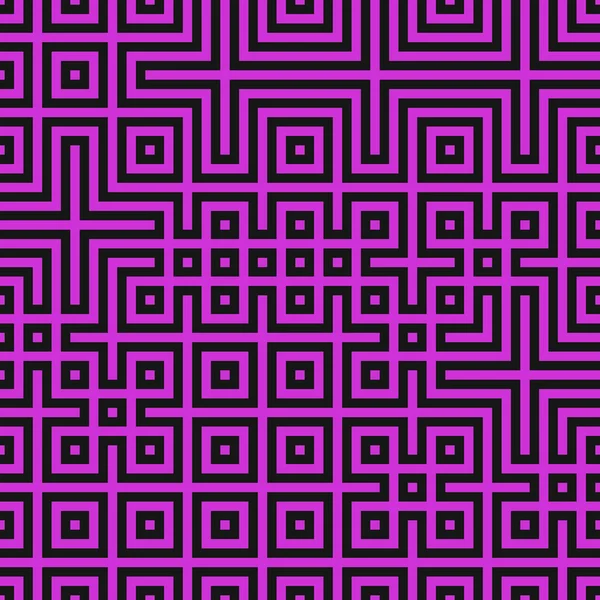 Abstract Lines Maze Generative Art Background Art Illustration — ストックベクタ