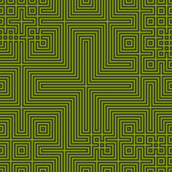 Abstract Lines Maze Generative Art Background Art Illustration — Stock vektor