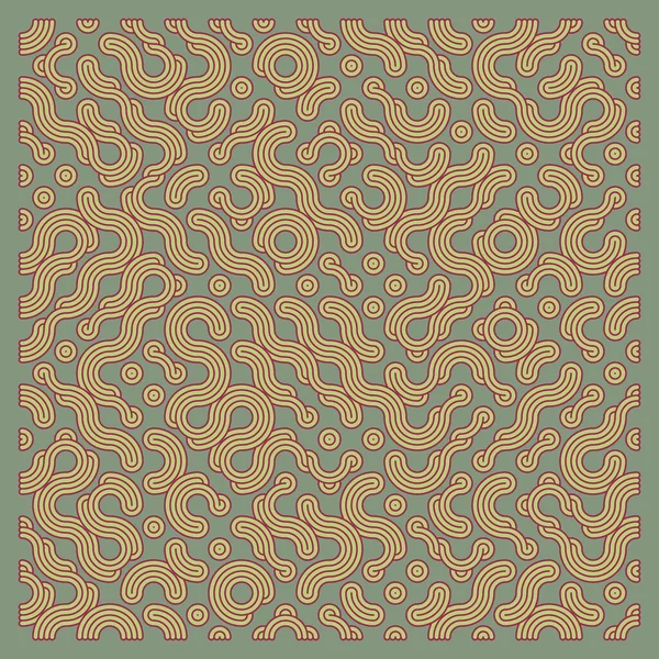 Color Truchet Tiling Connections Illustration — ストックベクタ