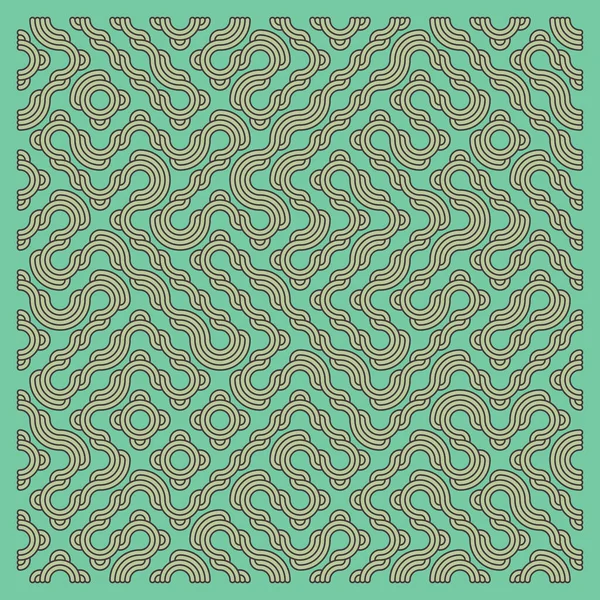 Color Truchet Tiling Connections Illustration — Stockový vektor