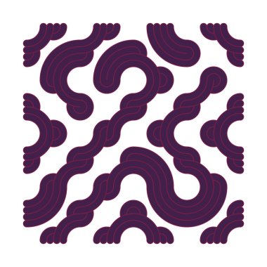 Renk kiremit bağlantıları illüstrasyonu