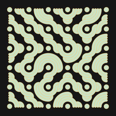 Renk kiremit bağlantıları illüstrasyonu