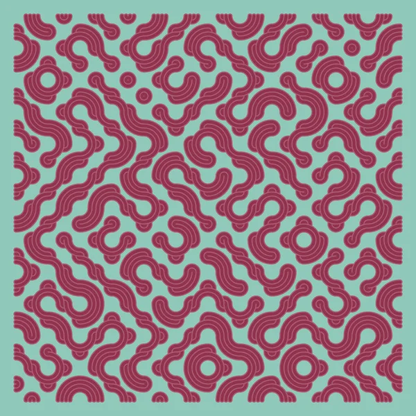 Color Truchet Tiling Connections Illustration — Διανυσματικό Αρχείο