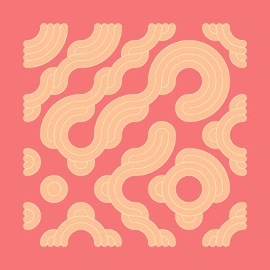 Renk kiremit bağlantıları illüstrasyonu