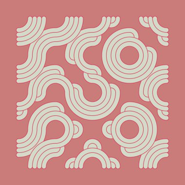 Renk kiremit bağlantıları illüstrasyonu