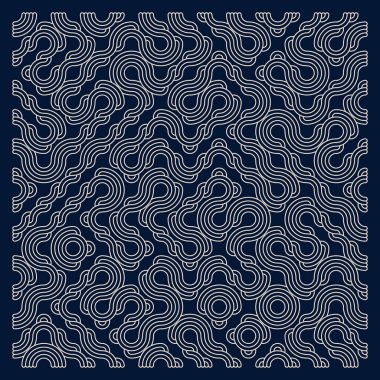 Renk kiremit bağlantıları illüstrasyonu