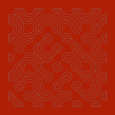 Renk kiremit bağlantıları illüstrasyonu